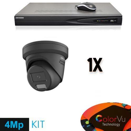 Colorvu Set 1x Turret 4MP Recorder + Bekabeling, Audio, Tv en Foto, Videobewaking, Nieuw, Ophalen of Verzenden