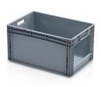 Magazijnbak 600x400x320mm met grijpopening, stapelbaar,, Ophalen of Verzenden