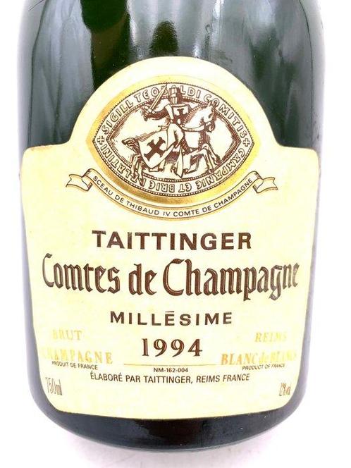 1994 Taittinger, Comtes de Champagne Brut - Champagne Blanc, Verzamelen, Wijnen