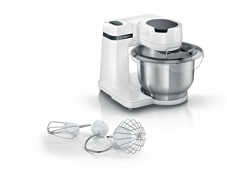Bosch MUMS2EW00 - Keukenmachine - 700W 3,8L RVS mengkom -, Witgoed en Apparatuur, Keukenmixers, Zo goed als nieuw, Verzenden