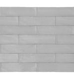 Wandtegel Grijs 7,5x30cm (Muur- en plafondtegels), Doe-het-zelf en Verbouw, Tegels, Nieuw, 20 tot 40 cm, 10 m² of meer, Wandtegels