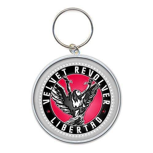 The Velvet Revolver Circle Logo Keychain off. merchandise, Verzamelen, Muziek, Artiesten en Beroemdheden, Gebruiksvoorwerp, Nieuw