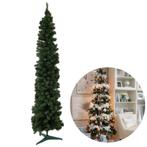 Cheqo® Luxe Kunst Kerstboom - Smalle Kunstkerstboom - Kerstd, Diversen, Kerst, Nieuw, Verzenden