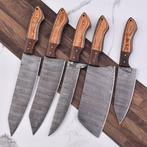 Keukenmes - Chefs knife - Zeldzaam hout, hout en gevouwen