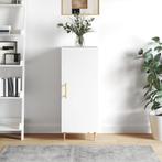 vidaXL Dressoir 34,5x34x90 cm bewerkt hout wit, Huis en Inrichting, Kasten | Dressoirs, Nieuw, Verzenden