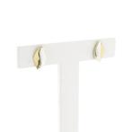 Bicolor gouden oorstekers (Oorbellen), Sieraden, Tassen en Uiterlijk, Oorbellen, Ophalen of Verzenden, Gebruikt, Overige kleuren