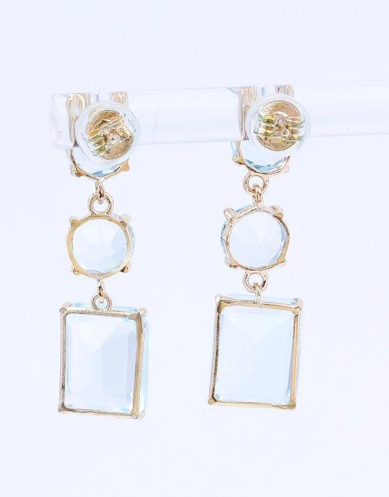 Zonder Minimumprijs - Oorbellen - 14 karaat Geel goud Topaas, Sieraden, Tassen en Uiterlijk, Oorbellen