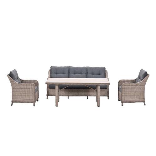 Garden Impressions Nova lounge dining set 4-delig stoel-bank, Tuin en Terras, Tuinsets en Loungesets, Verzenden