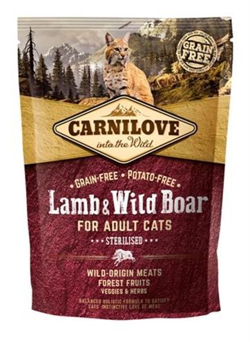 Carnilove Lamb / Wild Boar Sterilised, Dieren en Toebehoren, Katten-accessoires, Nieuw, Verzenden