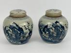Gemberpot (2) - Keramiek - Een paar gemberpotten