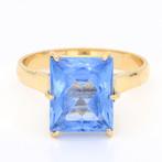 Ring - 18 karaat Geel goud - 6.56ct. tw. Topaas, Nieuw