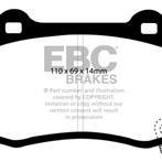EBC 15+ Cadillac CTS 3.6 Twin Turbo Redstuff Rear Brake Pads, Ophalen of Verzenden, Nieuw