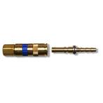 Ibeda Snelkoppeling Zuurstof NKDT 1/4R 6mm IB, Ophalen of Verzenden