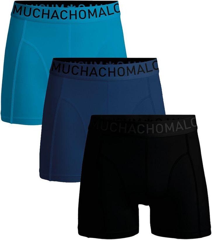 Muchachomalo Boxershorts Microfiber 3-Pack 66 maat 3XL Heren, Kleding | Heren, Ondergoed, Zwart, Boxer, Verzenden