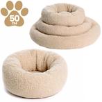 Donut Teddy 50cm Beige (Hondenmand), Dieren en Toebehoren, Ophalen of Verzenden, Nieuw, Overige