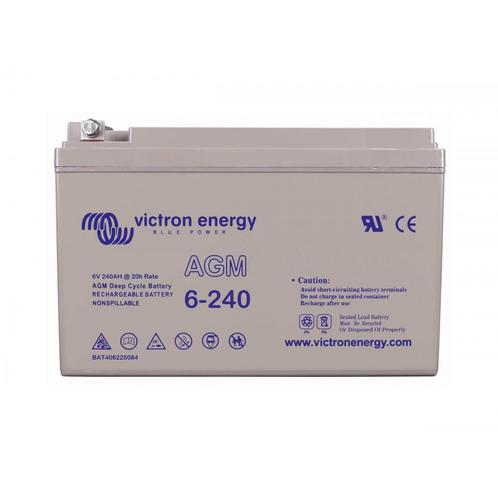 Victron 6V 240Ah (C20) AGM Deep Cycle-accu M6, Doe-het-zelf en Verbouw, Overige Doe-het-zelf en Verbouw, Nieuw, Verzenden