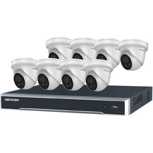 Hikvision 4 Megapixel IP Kit van 8 EXIR Dome Cameras + 2TB, Zakelijke goederen, Kantoor en Winkelinrichting | Beveiliging