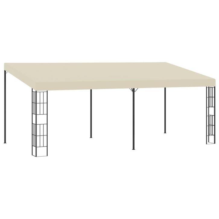 vidaXL Wandprieel 3x6 m stof crèmekleurig, Tuin en Terras, Partytenten, Nieuw, Verzenden
