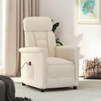 vidaXL Fauteuil elektrisch verstelbaar microvezel beige, Verzenden, Nieuw