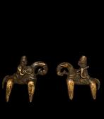 Exceptionnelle cavalier - Hoofd van een figuur - Tsjaad, Antiek en Kunst