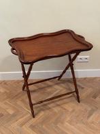 ambachtelijk gemaakt - Waiter - military campaign - Mahonie, Antiek en Kunst