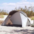 vidaXL Strandtent 2-persoons pop-up waterdicht grijs, Caravans en Kamperen, Verzenden, Nieuw, Tot en met 2
