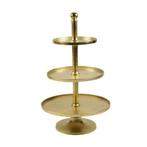 etagère rond goud 3 lagen 80cm, Verzenden, Nieuw