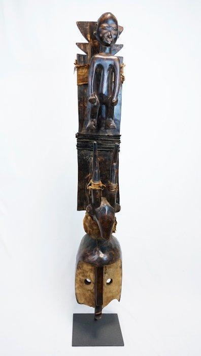 Grote masker karanga - Verplaatst - Burkina Faso, Antiek en Kunst, Kunst | Niet-Westerse kunst