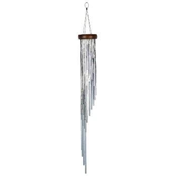 Windgong, Nature’s Melody, Spiral Windchime, MT35SV, Zilver,, Tuin en Terras, Tuinwanddecoratie, Verzenden