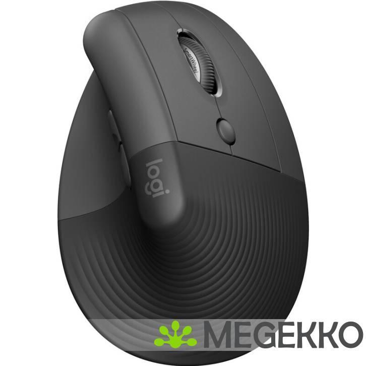 Logitech Lift Zwart Ergnomische Draadloze Muis, Computers en Software, Muizen, Nieuw, Verzenden