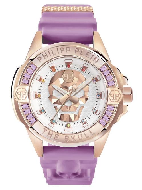 Philipp Plein PWNAA0222 The Skull Genderless horloge 41 mm, Sieraden, Tassen en Uiterlijk, Horloges | Heren, Kunststof, Nieuw