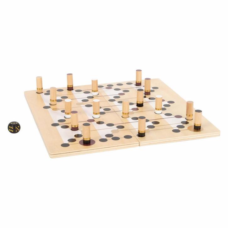 Nieuw Small Foot - Slangen en Ladders Bordspel Gouden Editie, Kinderen en Baby's, Speelgoed | Houten speelgoed, Ophalen of Verzenden