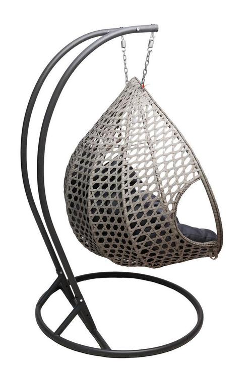 Bircim 2-persoons Reuze Hangstoel Ei/Egg-Vorm met kussens -, Tuin en Terras, Tuinmeubel-accessoires, Nieuw, Ophalen of Verzenden