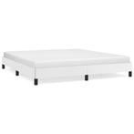 Wit kunstleren bed 160x200 - Tweedekansje, Super Deal! OP=OP, Huis en Inrichting, Slaapkamer | Bedden, Overige materialen, Wit