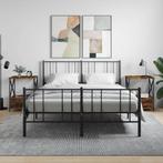 vidaXL Nachtkastjes 2 st 50x41x65 cm bewerkt hout gerookt, Minder dan 45 cm, Verzenden, Nieuw, 55 tot 70 cm