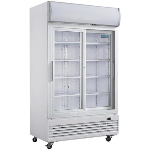 Polar G-serie tweedeurs displaykoeling met lichtbak 950 lite, Zakelijke goederen, Horeca | Keukenapparatuur, Koelen en Vriezen