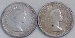 Zuid-Afrika. 1 Shilling 1958, 1959/ 50% Silver- Lot of 2, Postzegels en Munten, Munten | Europa | Niet-Euromunten