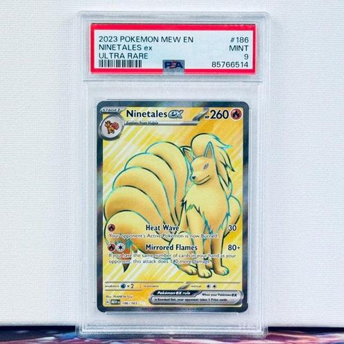 Pokémon Graded card - Ninetales #186 - Pokémon - PSA 9, Hobby en Vrije tijd, Verzamelkaartspellen | Pokémon