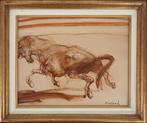 Claude Weisbuch (1927-2014) - Cheval bondissant, Antiek en Kunst, Kunst | Schilderijen | Klassiek