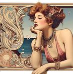 CARCANVAS_IT - Panoramic Art deko vintage gulf of Naples cm