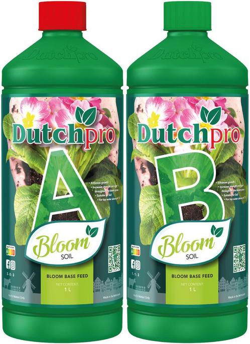 DutchPro Aarde/Soil Bloom A+B 1 ltr, Tuin en Terras, Plantenvoeding, Nieuw, Ophalen of Verzenden