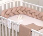 MamaLoes Amy Beige 210 cm Braided Bedbumper 84479, Verzenden, Nieuw