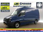 Volkswagen Crafter 28 2.0 TDI L2H2 Airco Cruise 3Pers €251pm, Auto's, Bestelauto's, Nieuw, Volkswagen, Blauw, Handgeschakeld