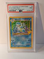 Pokémon - 1 Graded card - Blastoise 2/102 Foil - PSA 9 -, Hobby en Vrije tijd, Verzamelkaartspellen | Pokémon, Nieuw