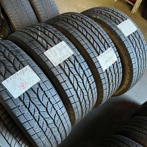 4 x Maxxis 275-70-18 4 Seizoenbanden 10mm, Auto-onderdelen, Banden en Velgen, 18 inch, All Season, 275 mm, Terreinwagen, Gebruikt