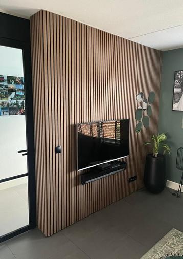 3 ZIJDIG HOUTFINEER AKOESTISCHE WANDPANELEN MEGA ACTIE! beschikbaar voor biedingen