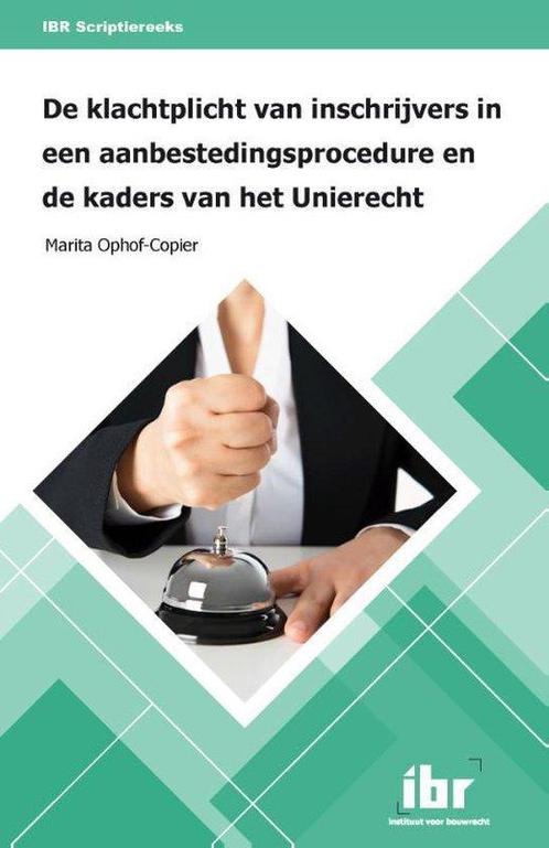 9789463150538 IBR Scriptiereeks 4 - De klachtplicht van i..., Boeken, Studieboeken en Cursussen, Nieuw, Verzenden
