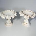 Vaas (2) - Albast - paar vazen, Antiek en Kunst, Antiek | Keramiek en Aardewerk