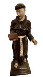 Figuur - Heilige Antonius - 45 cm - Hout, Antiek en Kunst