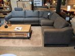 Hoekbank Creon - links - grijs + HR-schuim **SHOWROOMMODEL**, Nieuw, Stof